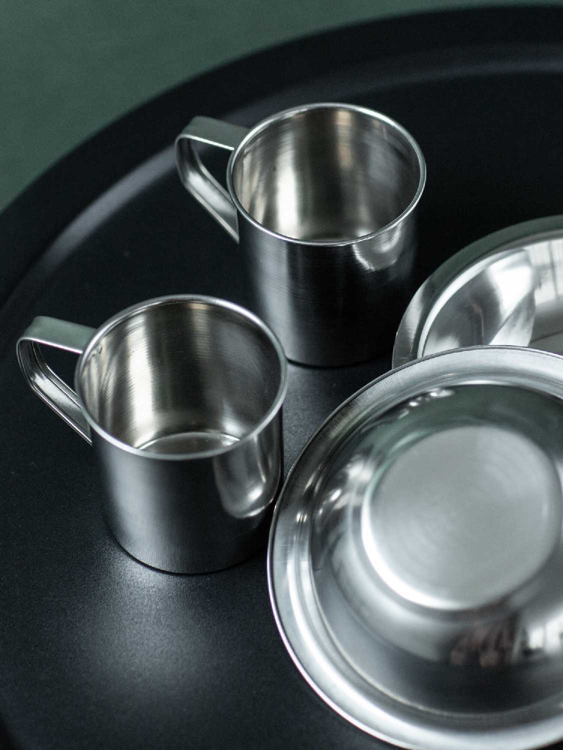 Кружки походные Кружки походные из нержавеющей стали (6 шт) фотография 10