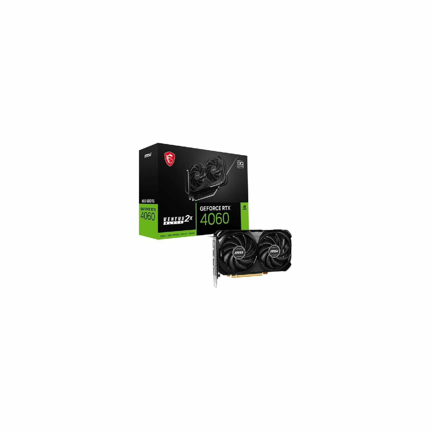 Видеокарта MSI RTX 4060 VENTUS 2X BLACK 8G OC (RTX 4060) фотография 14