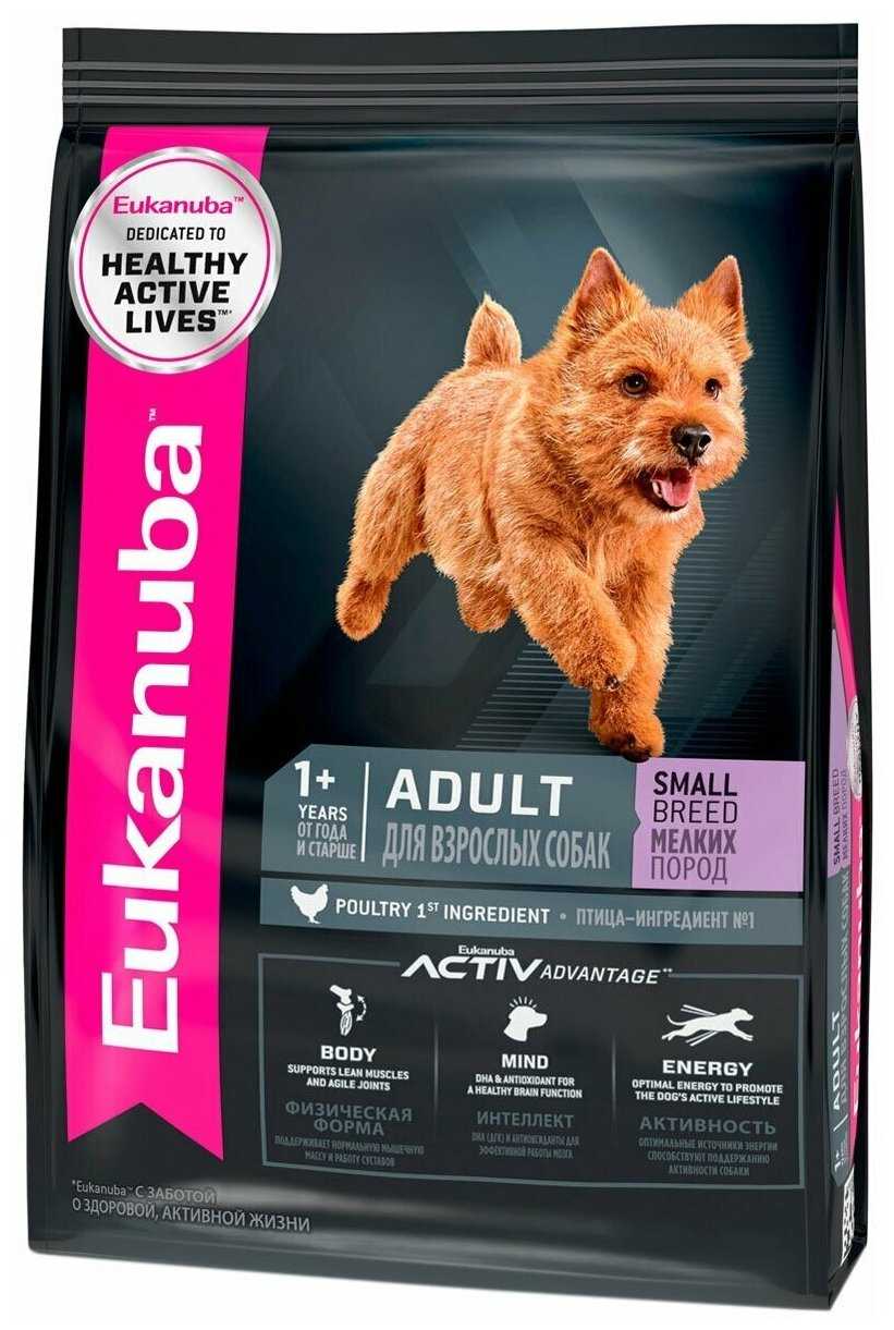 Корм для собак Eukanuba для здоровья кожи и шерсти, для ухода за ротовой полостью