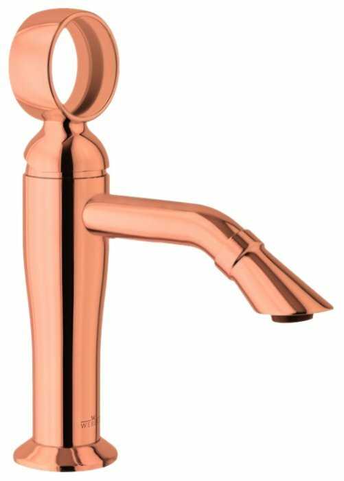 Смеситель для раковины (умывальника) Webert Opera OA830102 rose gold, рычажный