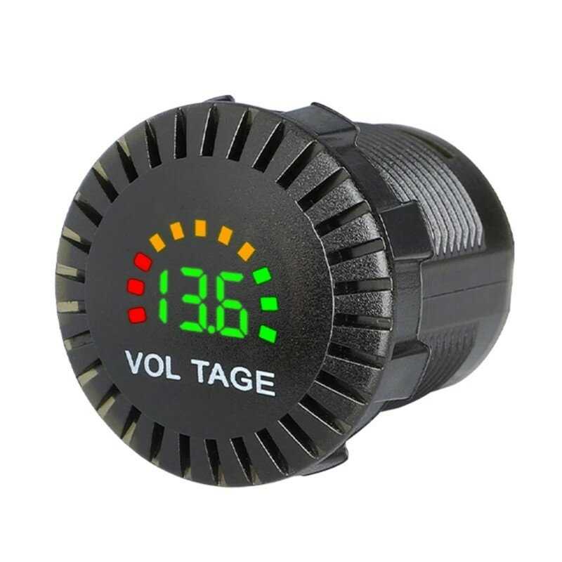 Врезной автомобильный вольтметр фотография 1