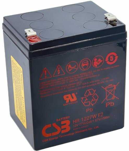 Аккумуляторная батарея CSB HR 1227W (12В) фотография 8