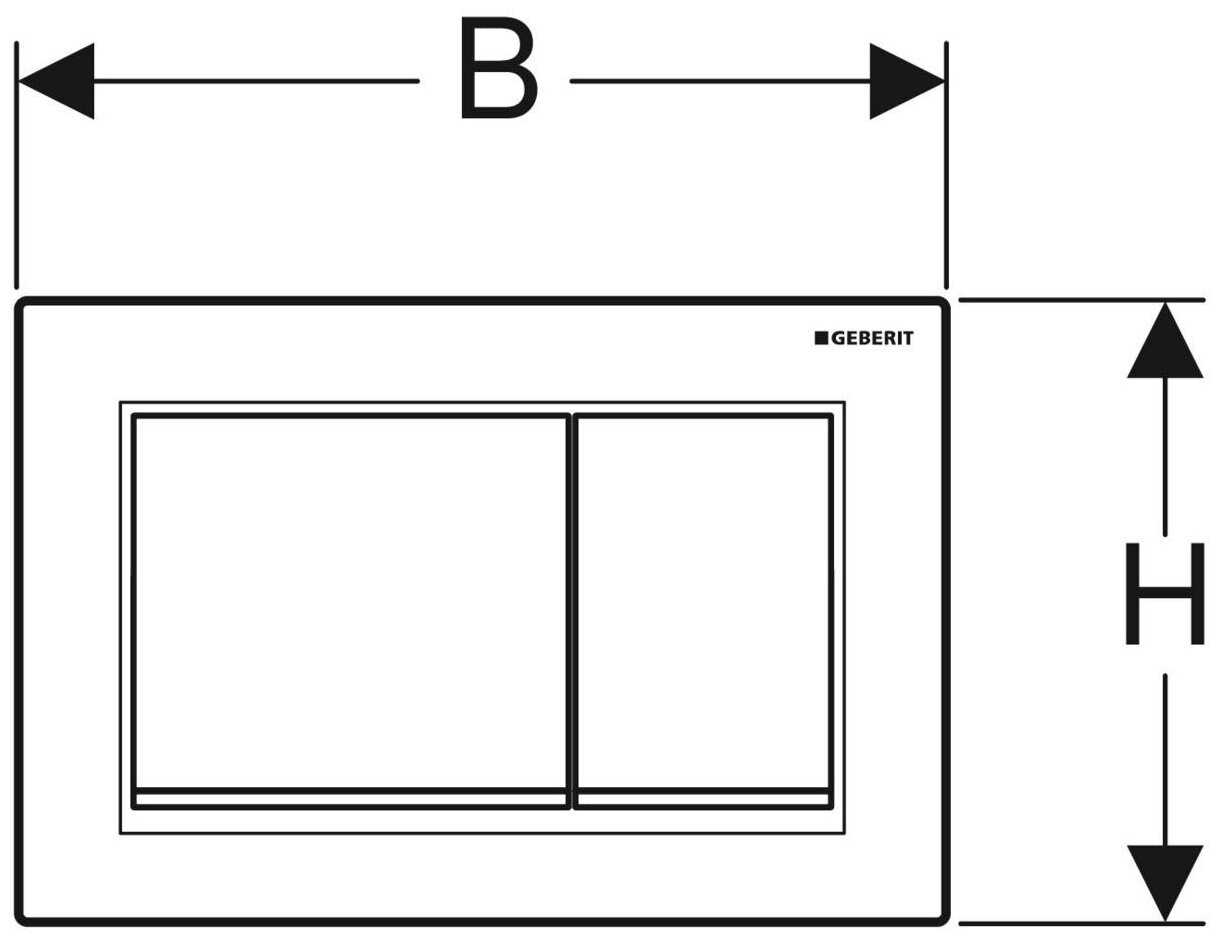 Кнопка смыва GEBERIT 115.080.KM.1 Omega 30 фотография 2