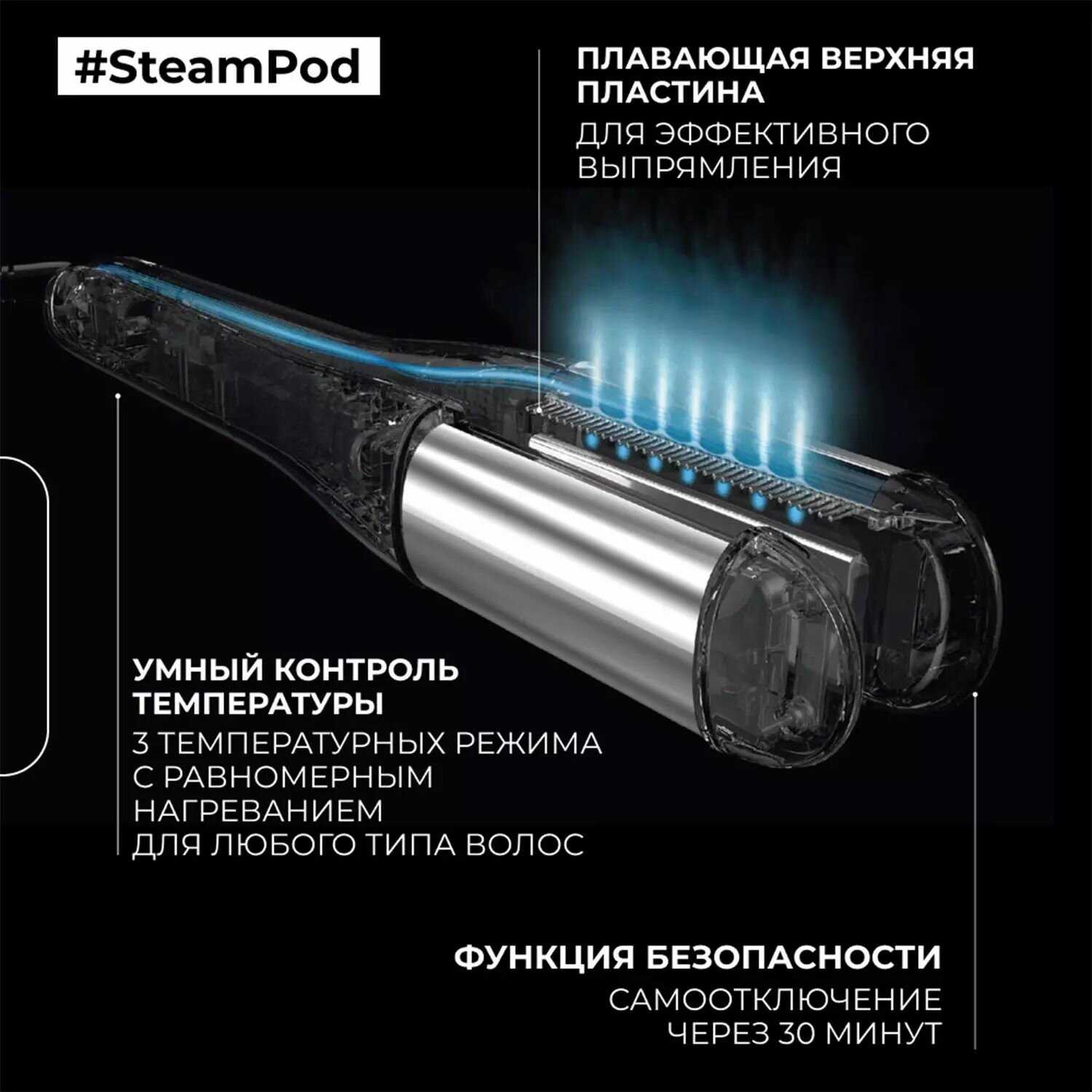 Паровой стайлер для волос L'Oreal Professionnel Steampod 4 фотография 12