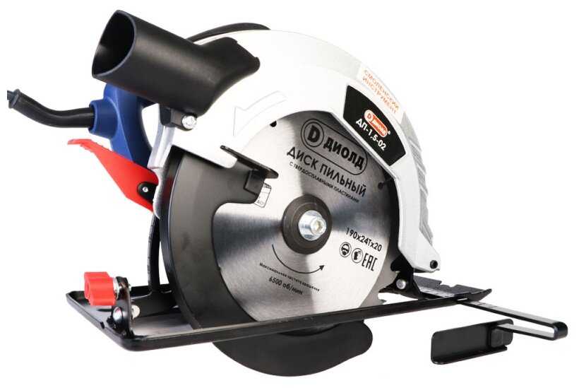 Дисковая пила ДИОЛД ДП-1,5-02 10061105, 1500 Вт фотография 4