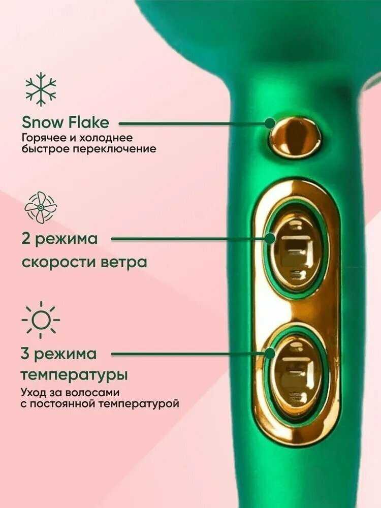 Профессиональный салонный Фен для волос фотография 1