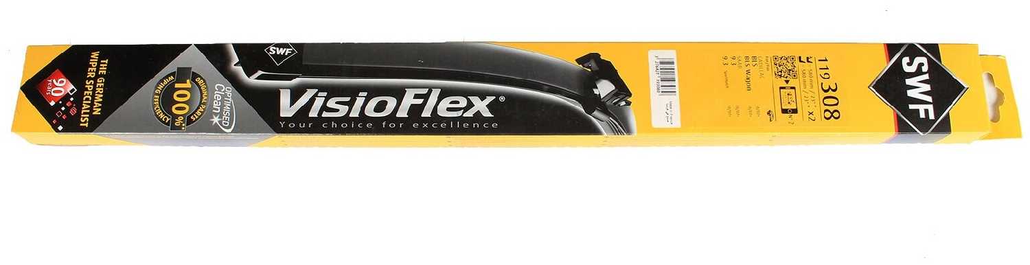Щетка стеклоочистителя бескаркасная SWF VisioFlex 119308, 2 шт. фотография 4