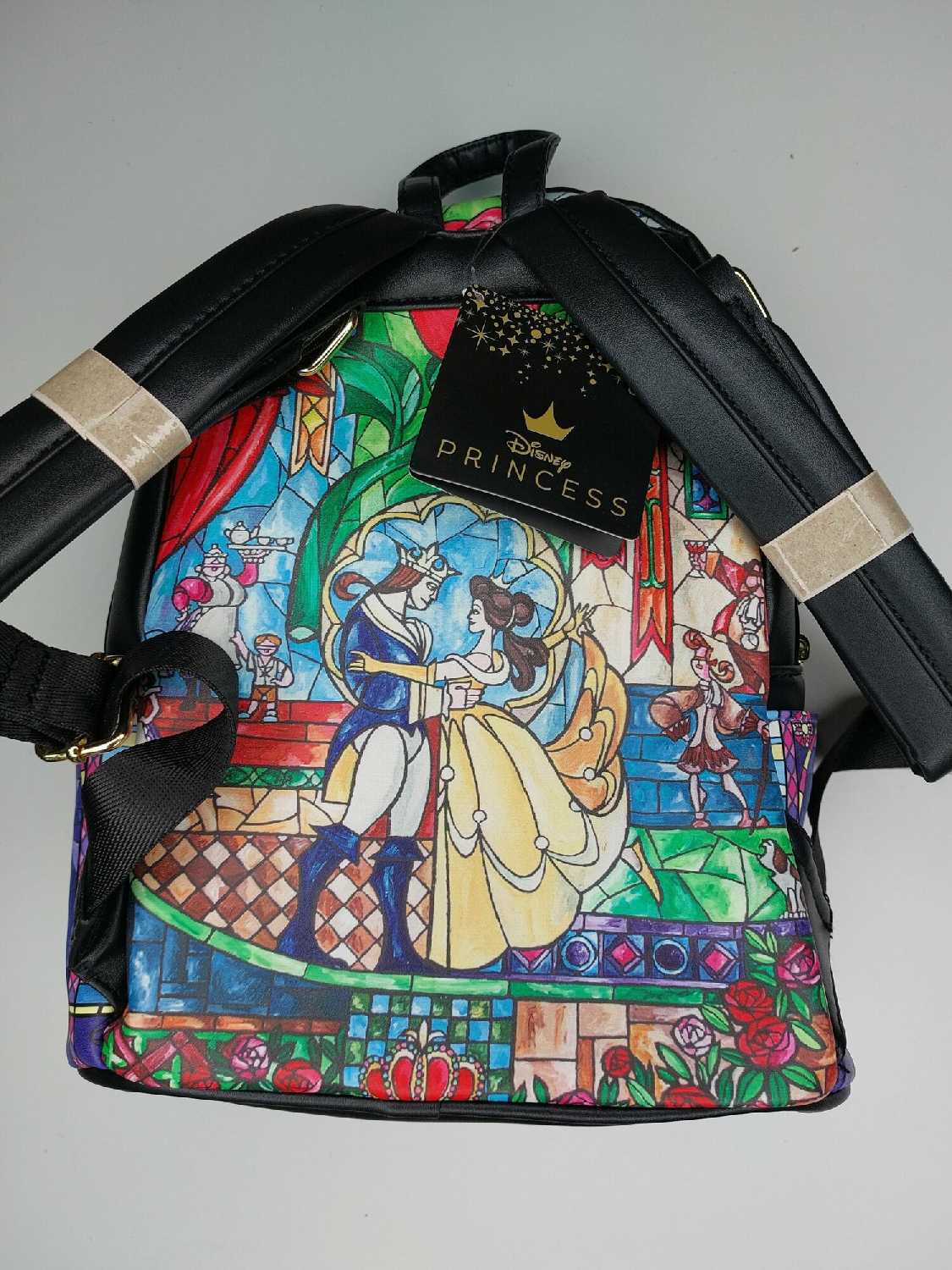 Сумка рюкзак Бэлль и Чудовище в библиотеке фотография 3