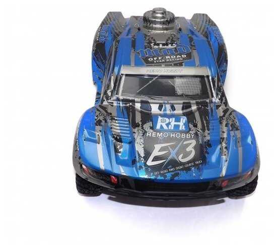 Внедорожник Remo Hobby EX3 Brushless Upgrade RH10EX3TOP-UPG, 1:10, 47.5 см фотография 3