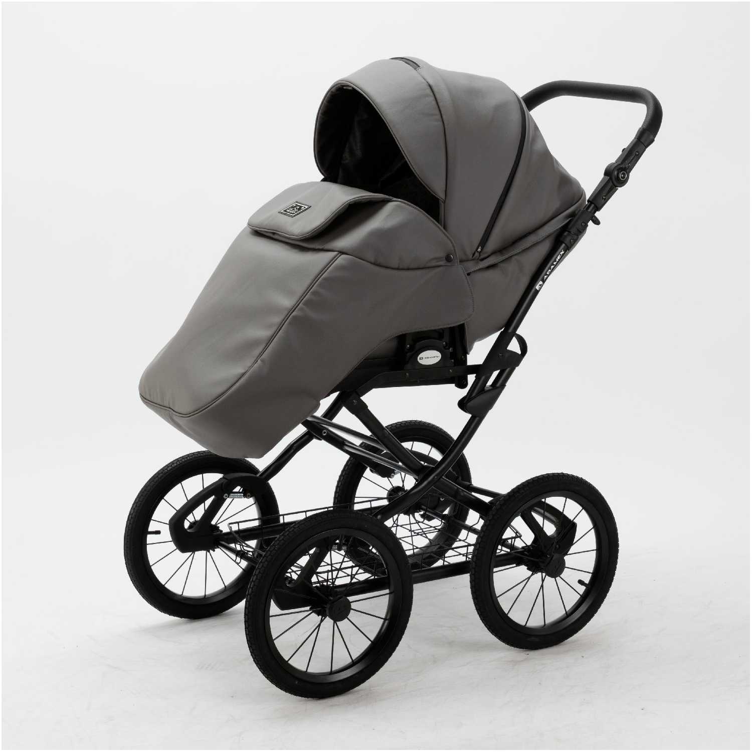 Детская универсальная коляска adamex Porto RETRO Deluxe SA-4 (2в1) фотография 4
