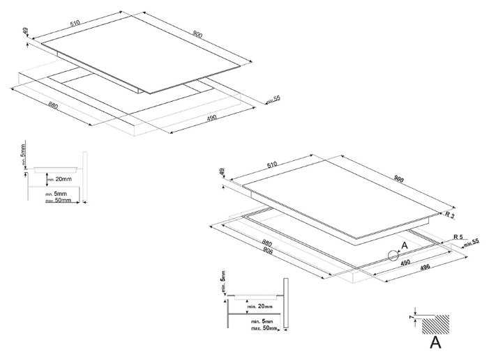 Индукционная варочная панель Smeg SI2M7953D фотография 1