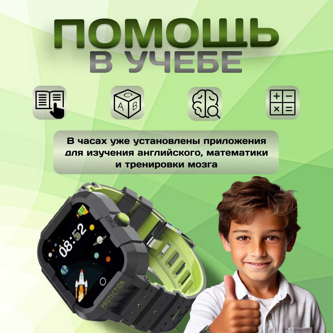 Детские смарт часы SMARUS kids KW6 (Telegram, WhatsApp, GPS, Wi-Fi, 4G, Видеозвонок, Виброзвонок) фотография 6