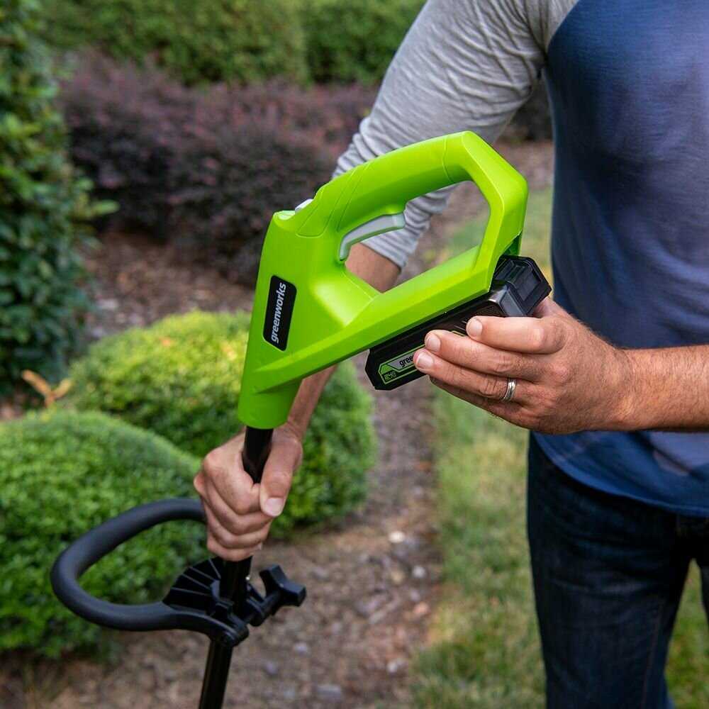 Триммер аккумуляторный Greenworks G24LT25K2 (2107207) фотография 9