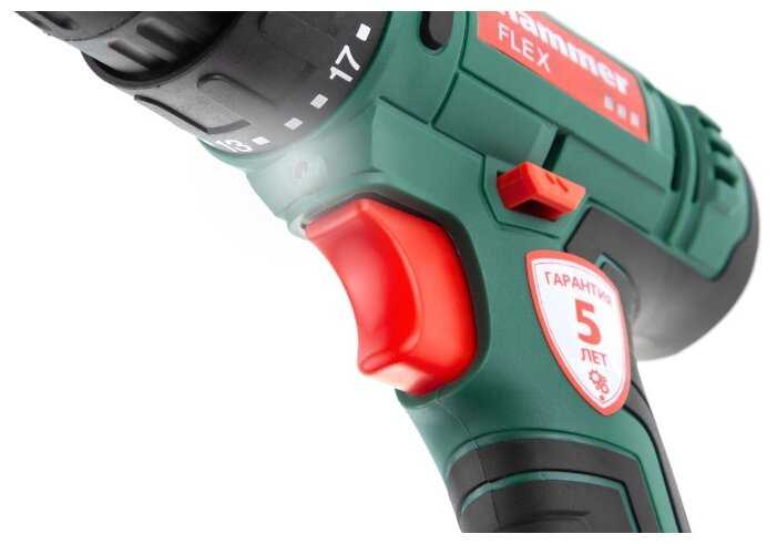 Аккумуляторная дрель-шуруповерт Hammer ACD18BS фотография 6