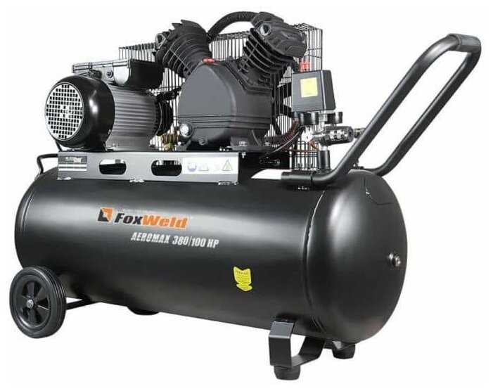Компрессор масляный FoxWeld Aeromax 7068 380/100 HP, 100 л, 2.2 кВт