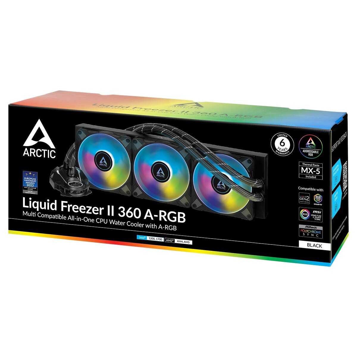 Система водяного охлаждения Arctic Liquid Freezer II (360 A-RGB) фотография 10