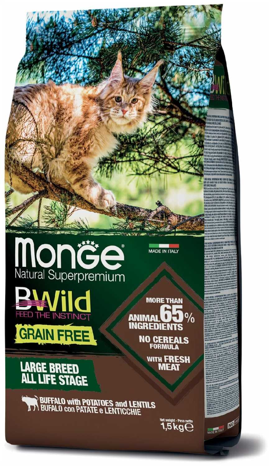 Корм для кошек Monge BWILD Feed the Instinct фотография 1