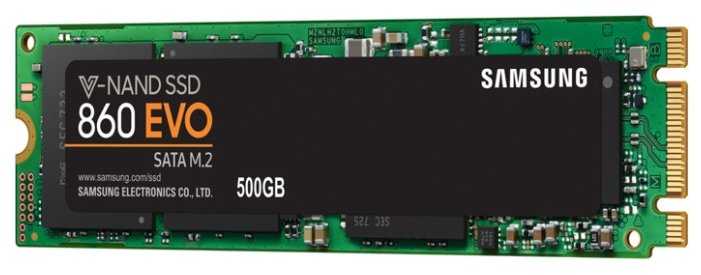 Твердотельный накопитель Samsung 860 EVO 500 ГБ MZ-N6E500BW фотография 1