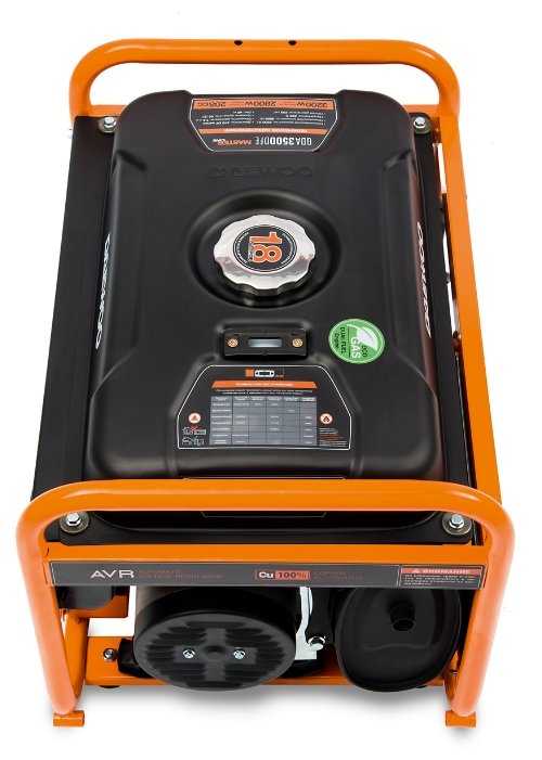 Газо-бензиновый генератор Daewoo Power Products GDA 3500DFE, (3200 Вт) фотография 2