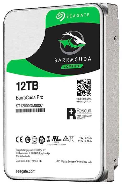 Жесткий диск Seagate Barracuda 12 ТБ ST12000DM0007