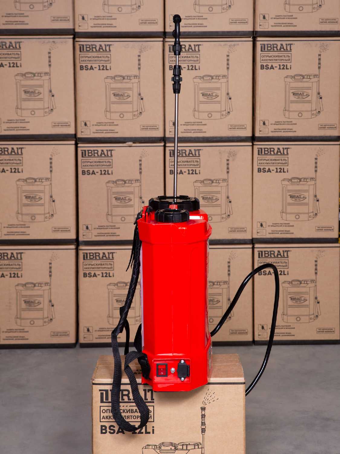 Опрыскиватели BRAIT BSA-10Li [10 л, 12 В, 3.6 л/мин, 1.5-4 бар] фотография 9