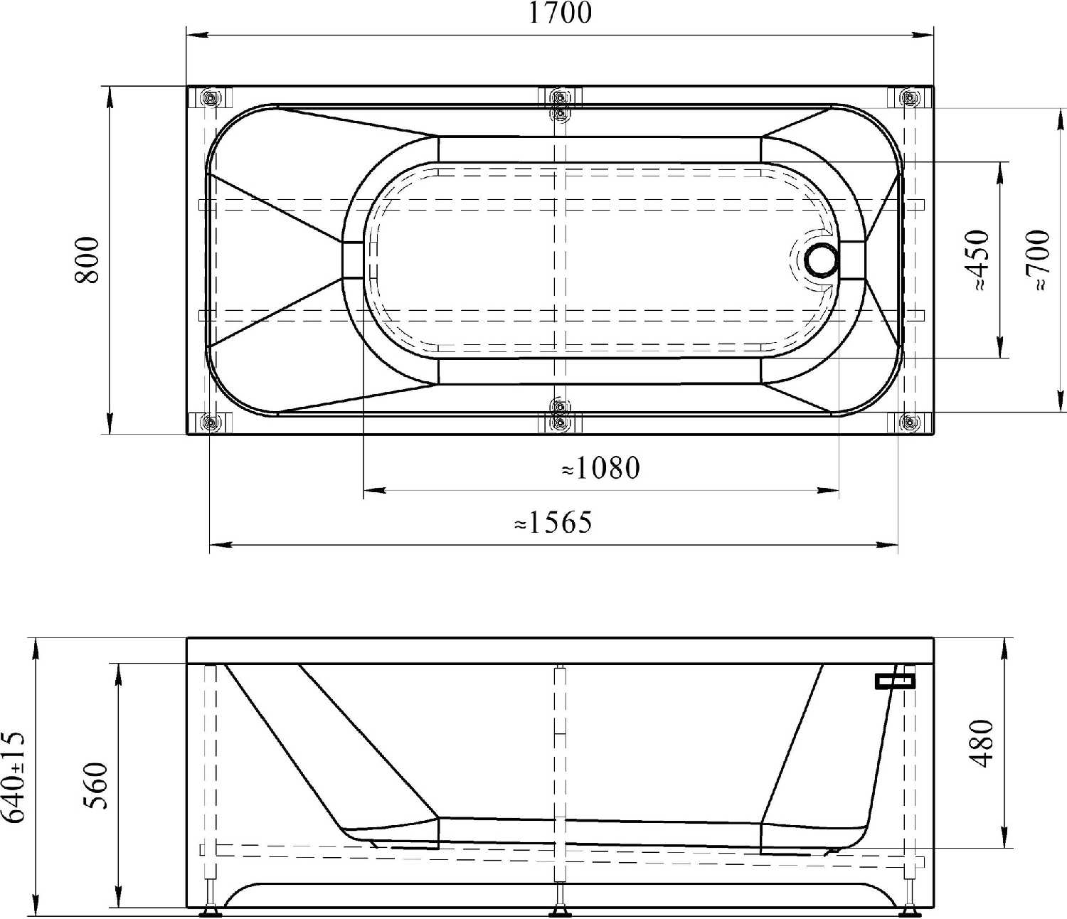 Акриловая ванна Radomir Прованс (1-01-0-0-1-187) фотография 20