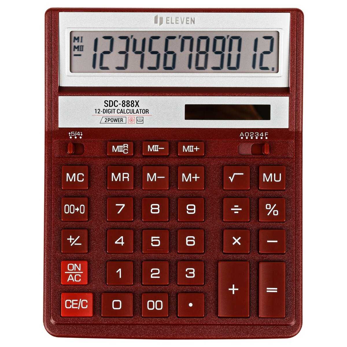 Калькулятор Eleven SDC-888X (SDC-888X-RD)