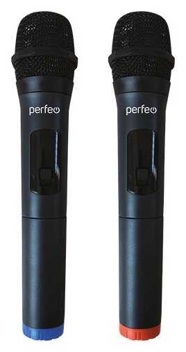 Perfeo портативная акустическая система “Power Box 35 Rings” + 2 беспроводных микрофона фотография 2