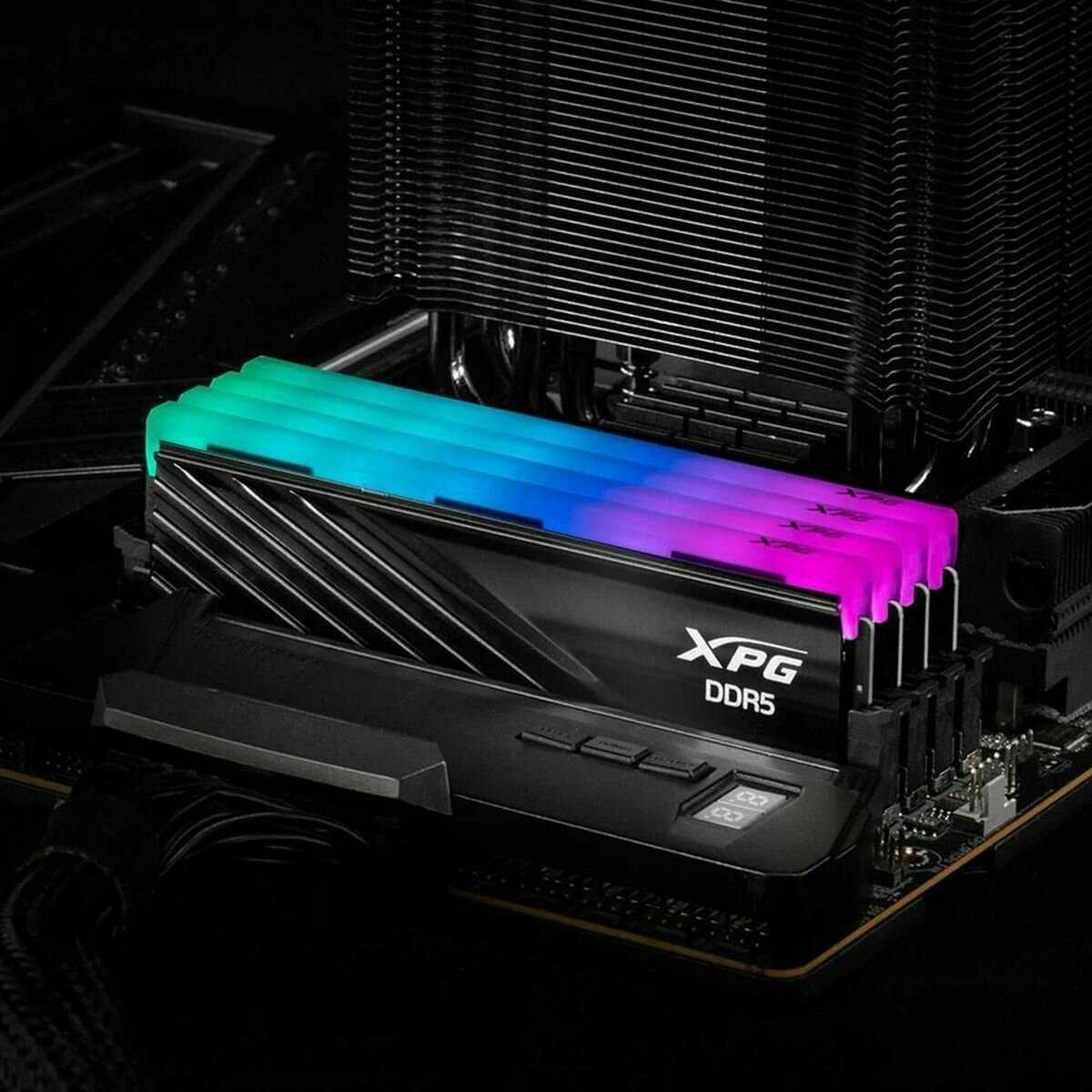 Набор памяти ADATA DDR5 32Gb (2x16Gb) 6400MHz (AX5U6400C3216G-DTLABRBK) фотография 2