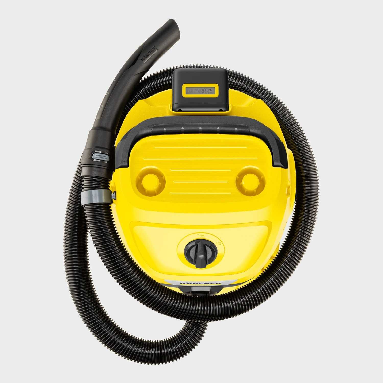 Аккумуляторный хозяйственный пылесос Karcher WD 3-18 V-17/20 (INT) фотография 14