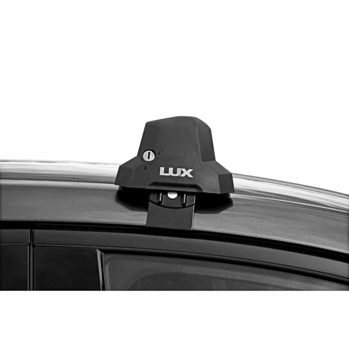 Багажник на крышу LUX CITY Крыловидные дуги Ниссан Ноут 2012-2020 (LUX.0481) фотография 13