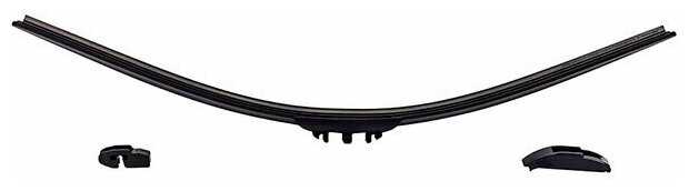 Щетка стеклоочистителя бескаркасная ALCA Super Flat Graphit 23