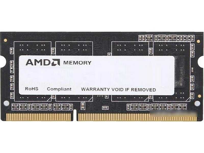 Оперативная память AMD 4 ГБ DDR3L SODIMM (R534G1601S1SL-U) фотография 8