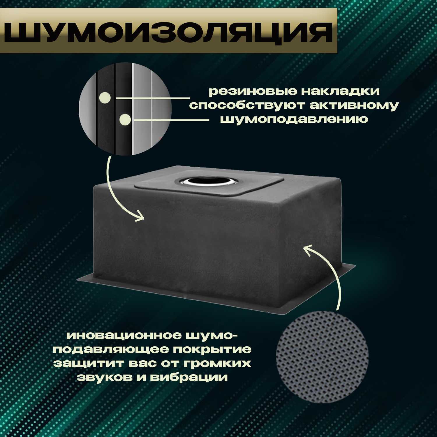 Мойка SIRIUSLINE Premium 60х50 (SL6050) фотография 6