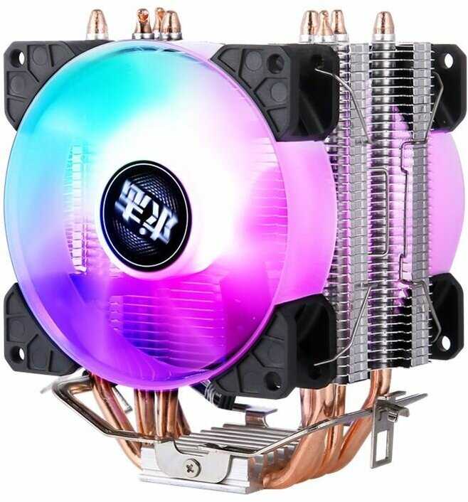 Кулер для процессора QiuZhi QZ806-2Y-RGB-PWM фотография 1