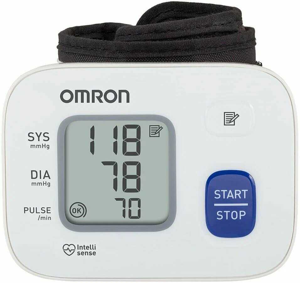 Тонометр OMRON RS2 Тонометр на запястье (HEM 6121-RU) фотография 5