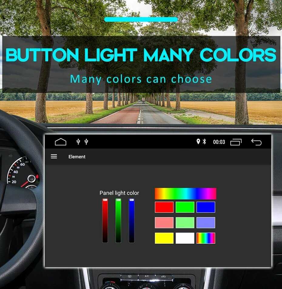Автомобильный радиоприемник CarPlay 2 DIN 7 дюймов (CBL-8G128G-Andr14) фотография 9
