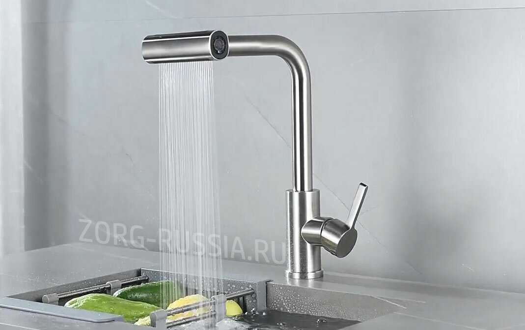 Кухонный смеситель Zorg Steel Hammer SH 093 (SH 093 CR) фотография 19