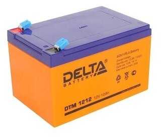Аккумуляторная батарея DELTA Battery DTM 1212 12В фотография 6