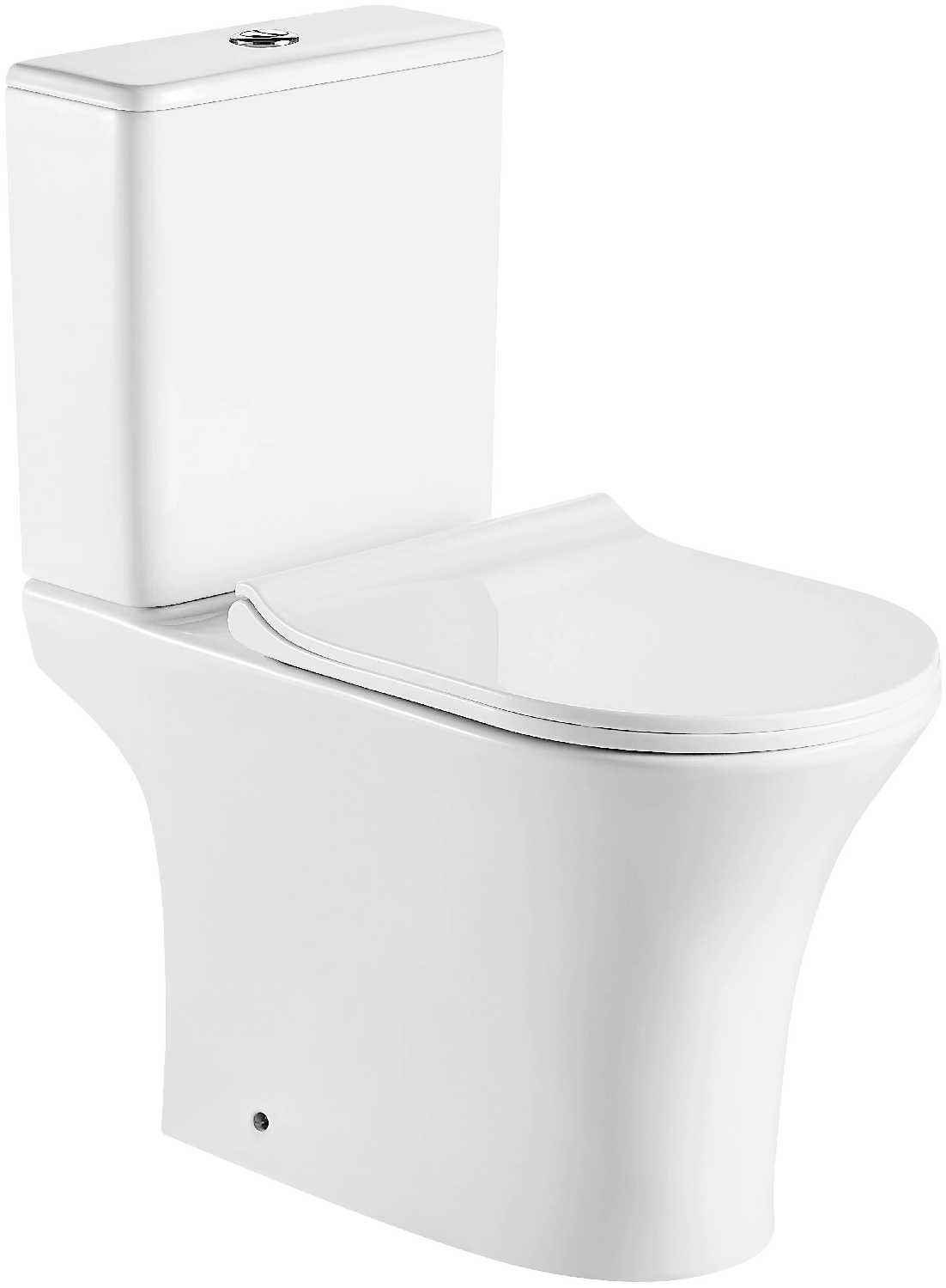 Чаша унитаза напольная Azario Fretta Round (AZ-1217A)