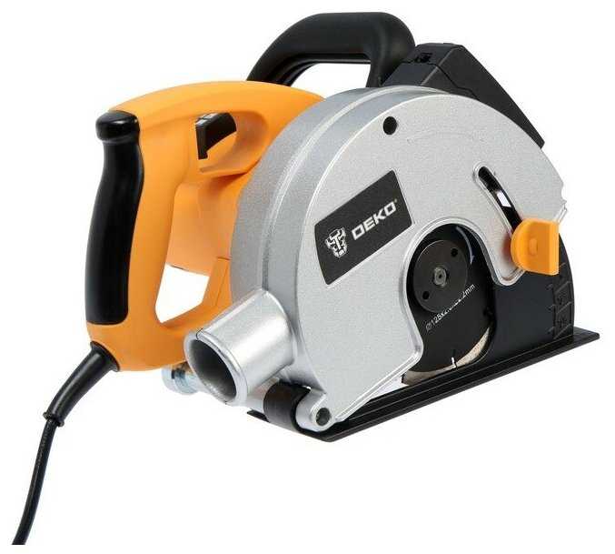 Штроборез DEKO DKWC1800, 125 мм, 1800 Вт, лазерный указатель фотография 8