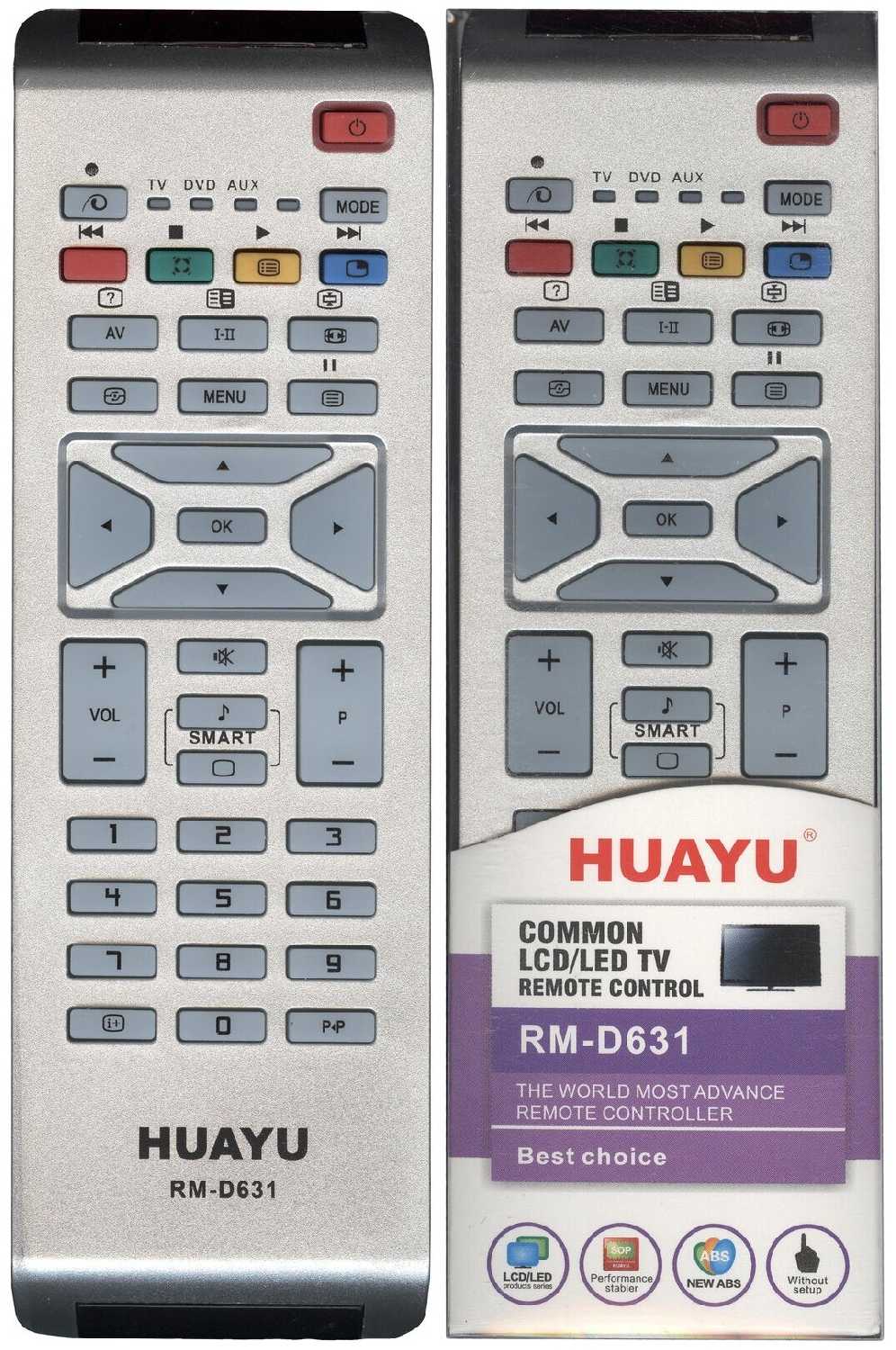 Пульт Huayu для Philips RM-D631(RC-1683701 универсальные фотография 3