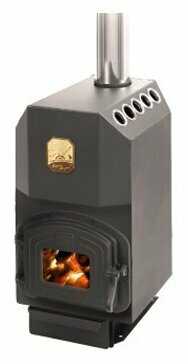 Дровяная печь Теплодар ТОП 140 (с чугунной дверцей)