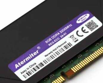 Оперативная память Atermiter 8 ГБ DDR4 (3200 МГц) фотография 1