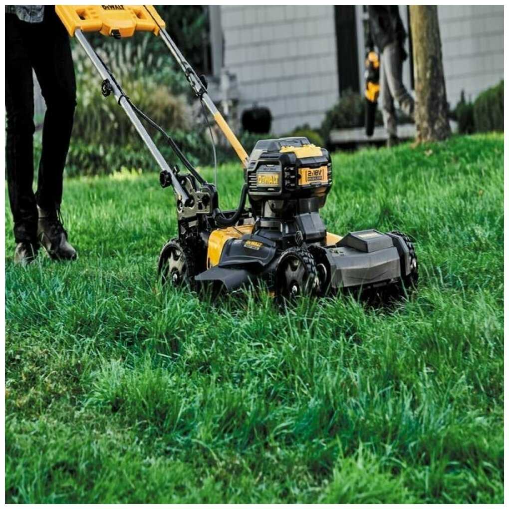 Газонокосилка аккумуляторная самоходная DEWALT DCMWSP564N без аккумулятора и ЗУ фотография 3