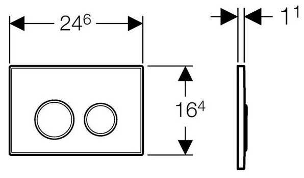 Кнопка смыва Geberit Sigma 20 (115.778.KH.1) фотография 1