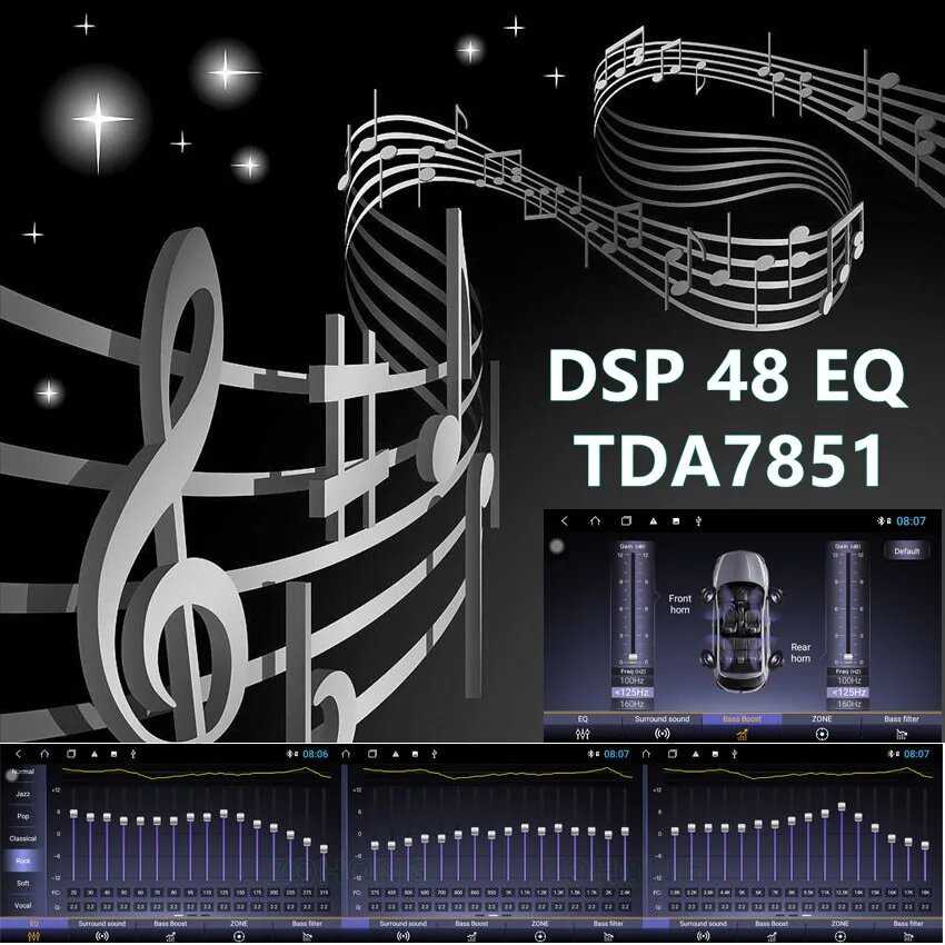 Автомобильное радио DSP Carplay Android фотография 9