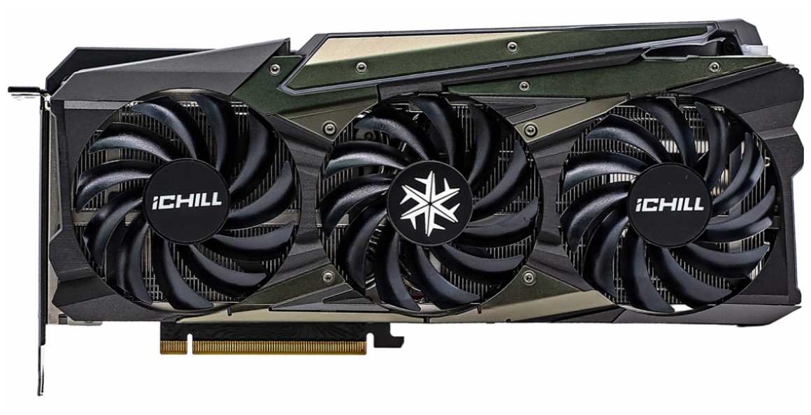 Видеокарта INNO3D GeForce RTX 3080 ICHILL X4 LHR 10Gb (C30804-106XX-1810VA36H)