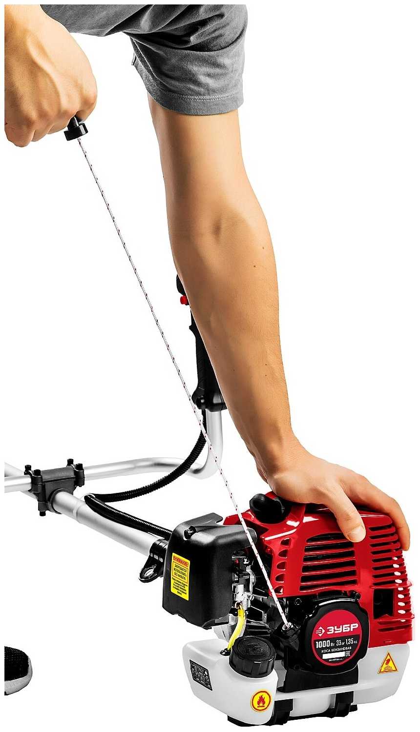 Триммер бензиновый ЗУБР КРБ-1000 фотография 5