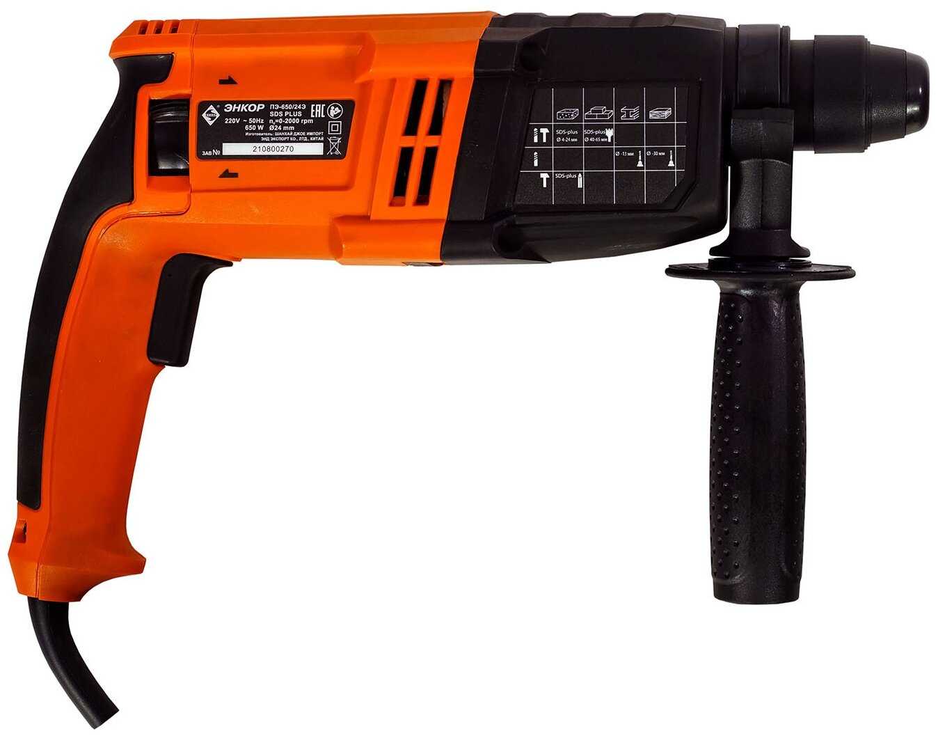 Перфоратор SDS+ Энкор ПЭ-650/24Э фотография 3